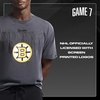 image:imageGAME 7 NHL Mens X NHL Mens Officially Licensed Graphic Short Sleeve Lightweight Classic Crew Neck Cotton TShirtBlack