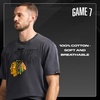 image:imageGAME 7 NHL Mens X NHL Mens Officially Licensed Graphic Short Sleeve Lightweight Classic Crew Neck Cotton TShirtBlack