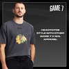 image:imageGAME 7 NHL Mens X NHL Mens Officially Licensed Graphic Short Sleeve Lightweight Classic Crew Neck Cotton TShirtBlack
