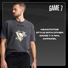 image:imageGAME 7 NHL Mens X NHL Mens Officially Licensed Graphic Short Sleeve Lightweight Classic Crew Neck Cotton TShirtBlack