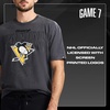 image:imageGAME 7 NHL Mens X NHL Mens Officially Licensed Graphic Short Sleeve Lightweight Classic Crew Neck Cotton TShirtBlack