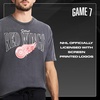 image:imageGAME 7 NHL Mens X NHL Mens Officially Licensed Graphic Short Sleeve Lightweight Classic Crew Neck Cotton TShirtBlack