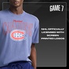 image:imageGAME 7 NHL Mens X NHL Mens Officially Licensed Graphic Short Sleeve Lightweight Classic Crew Neck Cotton TShirtBlue