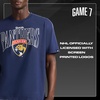 image:imageGAME 7 NHL Mens X NHL Mens Officially Licensed Graphic Short Sleeve Lightweight Classic Crew Neck Cotton TShirtNavy