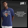 image:imageGAME 7 NHL Mens X NHL Mens Officially Licensed Graphic Short Sleeve Lightweight Classic Crew Neck Cotton TShirtNavy