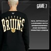 image:imageGAME 7 NHL Womens X NHL Womens Officially Licensed Long Sleeve Crew Neck Cotton TShirtBlack