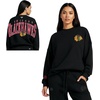 image:imageGAME 7 NHL Womens X NHL Womens Officially Licensed Long Sleeve Crew Neck Cotton TShirtBlack