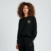 image:imageGAME 7 NHL Womens X NHL Womens Officially Licensed Long Sleeve Crew Neck Cotton TShirtBlack