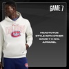 image:imageGAME 7 NHL mens Game 7 X Nhl Mens Officially Licensed Long Sleeve Pullover Hoodie Fleece SweatshirtOatmeal