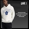 image:imageGAME 7 NHL mens Game 7 X Nhl Mens Officially Licensed Long Sleeve Pullover Hoodie Fleece SweatshirtOatmeal