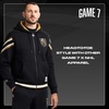 image:imageGAME 7 NHL mens X Nhl Mens Officially Licensed Long Sleeve Zip Up Hooded Fleece SweatshirtBlack