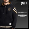 image:imageGAME 7 NHL mens X Nhl Mens Officially Licensed Long Sleeve Zip Up Hooded Fleece SweatshirtBlack