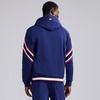 image:imageGAME 7 NHL mens X Nhl Mens Officially Licensed Long Sleeve Zip Up Hooded Fleece SweatshirtBlue