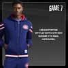 image:imageGAME 7 NHL mens X Nhl Mens Officially Licensed Long Sleeve Zip Up Hooded Fleece SweatshirtBlue