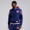 image:imageGAME 7 NHL mens X Nhl Mens Officially Licensed Long Sleeve Zip Up Hooded Fleece SweatshirtBlue