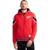 image:imageGAME 7 NHL mens X Nhl Mens Officially Licensed Long Sleeve Zip Up Hooded Fleece SweatshirtRed