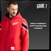 image:imageGAME 7 NHL mens X Nhl Mens Officially Licensed Long Sleeve Zip Up Hooded Fleece SweatshirtRed