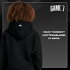 image:imageGAME 7 NHL womens X Nhl Womens Officially Licensed Long Sleeve Pullover Hoodie Fleece SweatshirtBlack