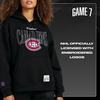 image:imageGAME 7 NHL womens X Nhl Womens Officially Licensed Long Sleeve Pullover Hoodie Fleece SweatshirtBlack