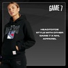 image:imageGAME 7 NHL womens X Nhl Womens Officially Licensed Long Sleeve Pullover Hoodie Fleece SweatshirtBlack