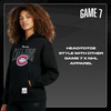 image:imageGAME 7 NHL womens X Nhl Womens Officially Licensed Long Sleeve Pullover Hoodie Fleece SweatshirtBlack