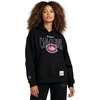 image:imageGAME 7 NHL womens X Nhl Womens Officially Licensed Long Sleeve Pullover Hoodie Fleece SweatshirtBlack