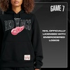 image:imageGAME 7 NHL womens X Nhl Womens Officially Licensed Long Sleeve Pullover Hoodie Fleece SweatshirtBlack