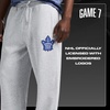 image:imageGAME 7 x NHL Mens Officially Licensed Casual Jogger Fleece Sweatpants with PocketsToronto Maple Leafs