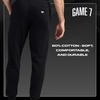 image:imageGame 7 NHL Mens Game 7 X NHL Mens Officially Licensed Casual Slim Jogger Fleece Sweatpants with PocketsBlack