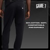 image:imageGame 7 NHL Mens Game 7 X NHL Mens Officially Licensed Casual Slim Jogger Fleece Sweatpants with PocketsBlack