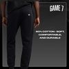 image:imageGame 7 NHL Mens Game 7 X NHL Mens Officially Licensed Casual Slim Jogger Fleece Sweatpants with PocketsBlack