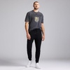 image:imageGame 7 NHL Mens Game 7 X NHL Mens Officially Licensed Casual Slim Jogger Fleece Sweatpants with PocketsBlack