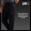 image:imageGame 7 NHL Mens Game 7 X NHL Mens Officially Licensed Casual Slim Jogger Fleece Sweatpants with PocketsBlack