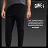 image:imageGame 7 NHL Mens Game 7 X NHL Mens Officially Licensed Casual Slim Jogger Fleece Sweatpants with PocketsBlack