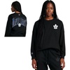 image:imageGAME 7 NHL Womens X NHL Womens Officially Licensed Long Sleeve Crew Neck Cotton TShirtBlack
